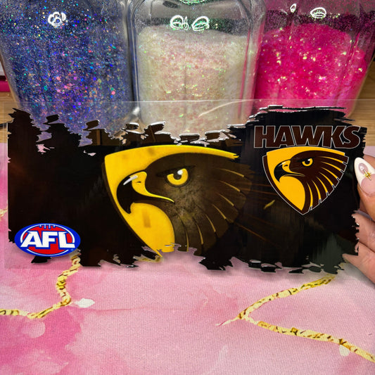 "Hawks Football" UV DTF Wrap (C125)