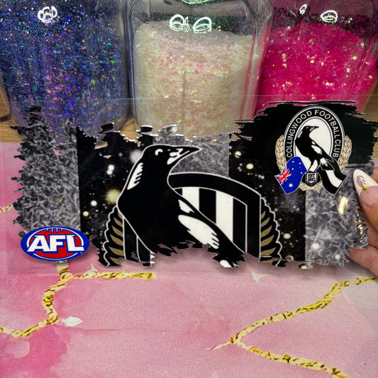 "Magpies Football" UV DTF Wrap (C126)
