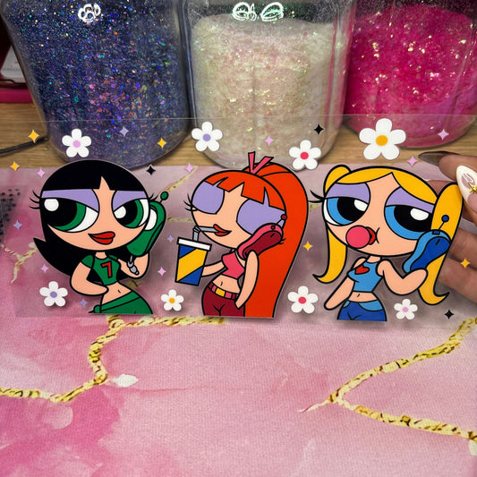 "Powerpuff" UV DTF Wrap (C141)
