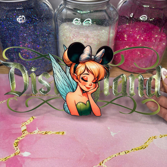 "Green Fairy" UV DTF Wrap (C156)