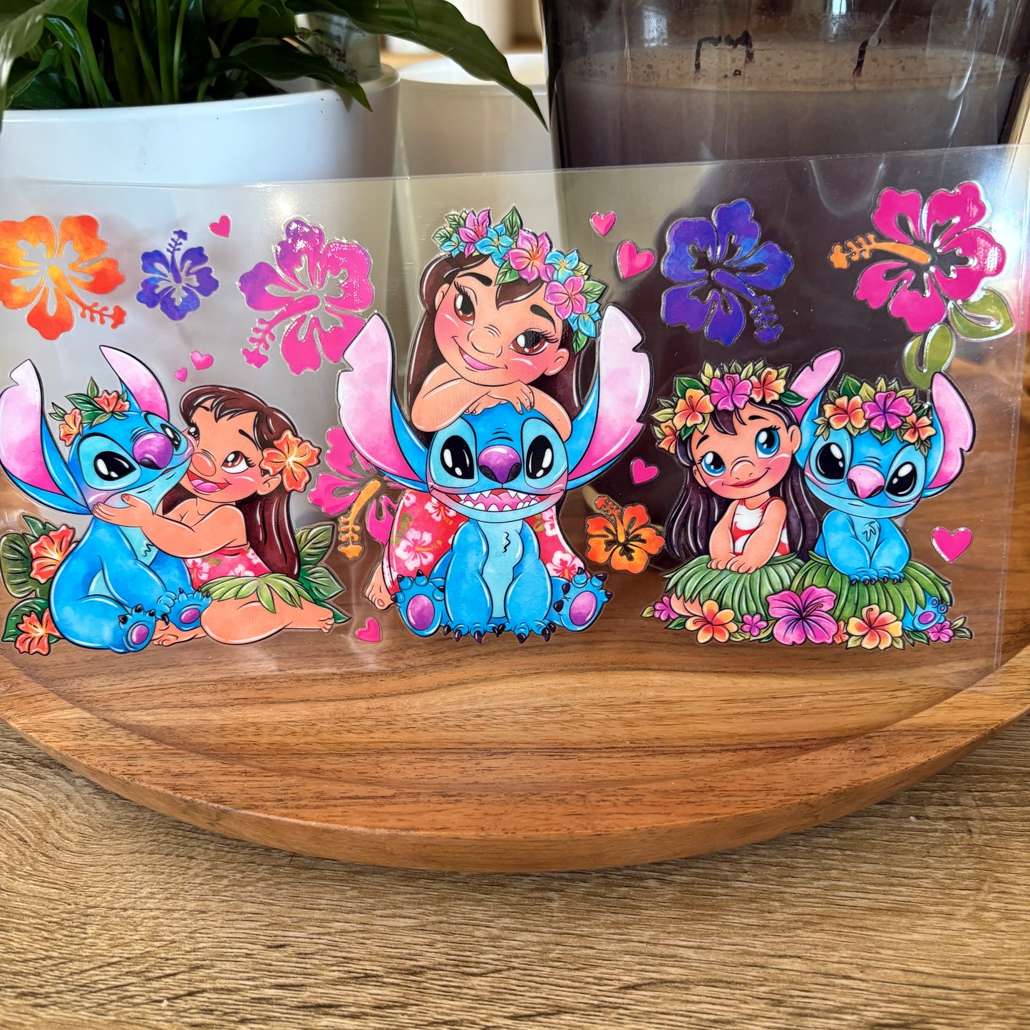 U16oz UV DTF Wrap (Double Sided) | "Cutesy Blue Alien" C6 | READY TO SHIP