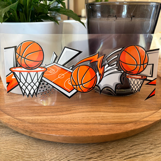 U16oz UV DTF Wrap (Double Sided) | "Basketball" C12 | READY TO SHIP