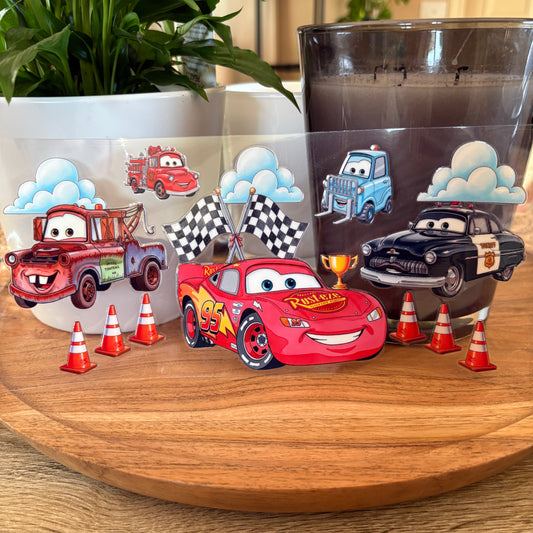 U16oz UV DTF Wrap (Double Sided) | "McQueen Clouds" C22 | READY TO SHIP