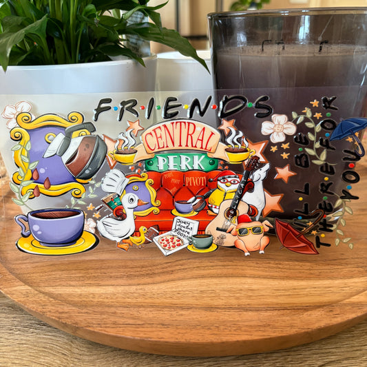 U16oz UV DTF Wrap (Double Sided) | "Friends" C23 | READY TO SHIP