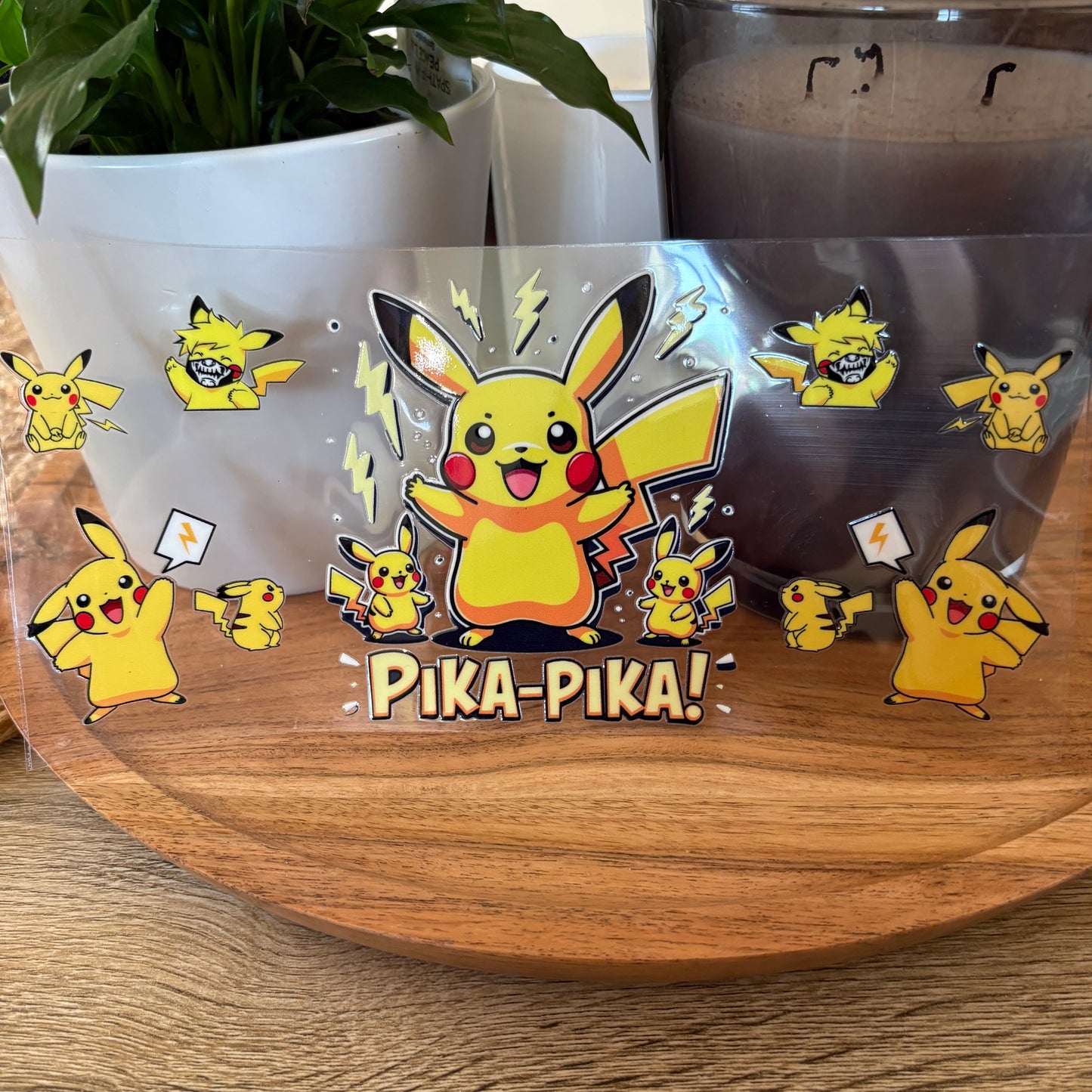 U16oz UV DTF Wrap (Double Sided) | "Pika Pika" C30 | READY TO SHIP