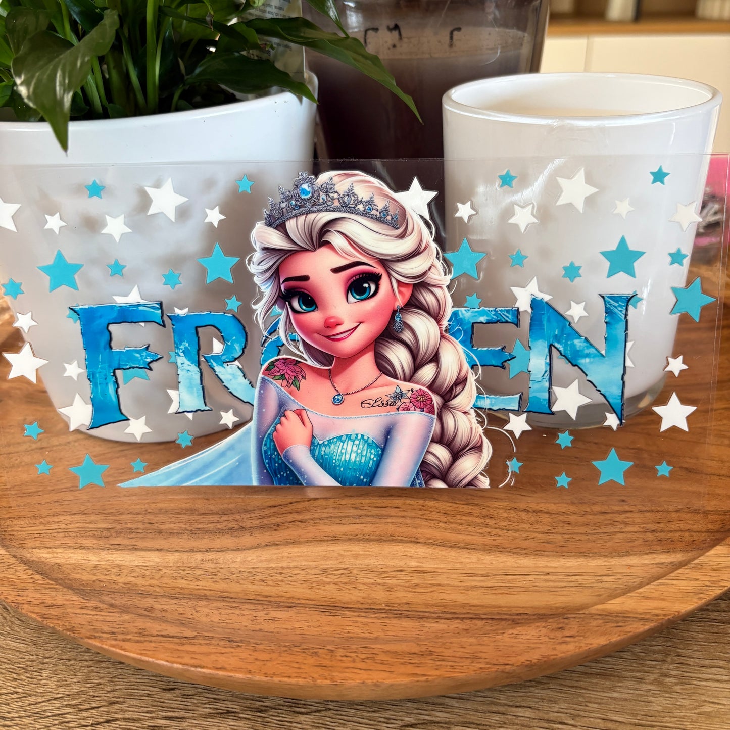 U16oz UV DTF Wrap (Double Sided) | "Ice Princess" C38 | READY TO SHIP