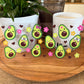 U16oz UV DTF Wrap (Double Sided) | "Cute Avocado" C57 | READY TO SHIP