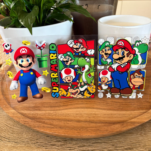 U16oz UV DTF Wrap (Double Sided) | "Super M" C60 | READY TO SHIP