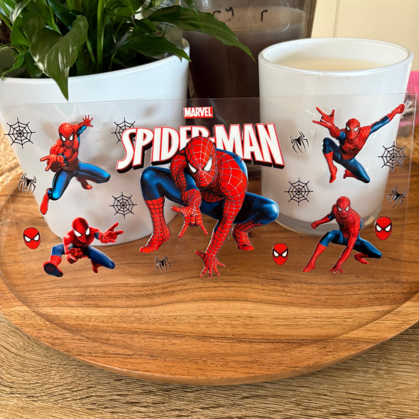 U16oz UV DTF Wrap (Double Sided) | "Spidey2" C62 | READY TO SHIP