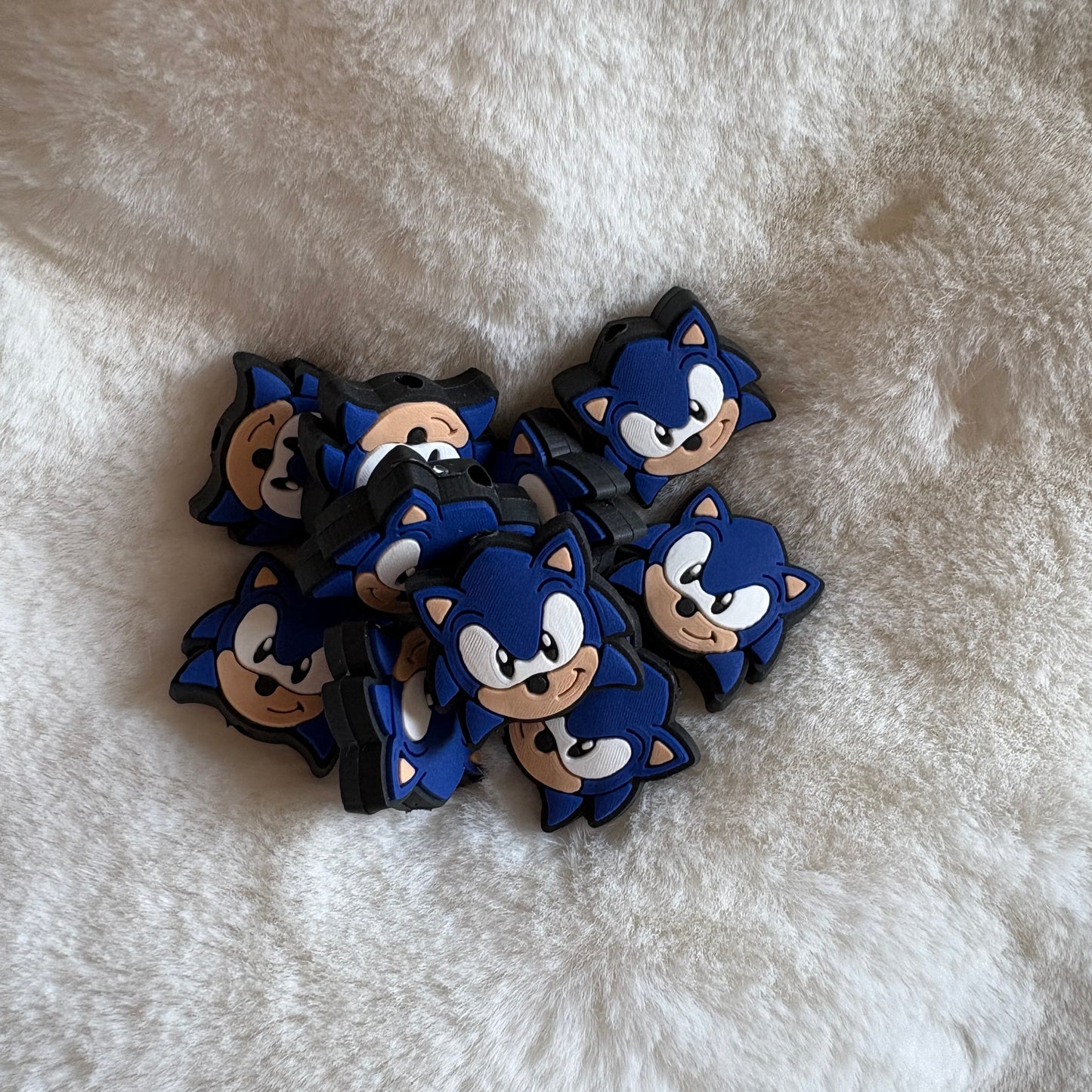 Fast Blue Character | Focal Bead | #81