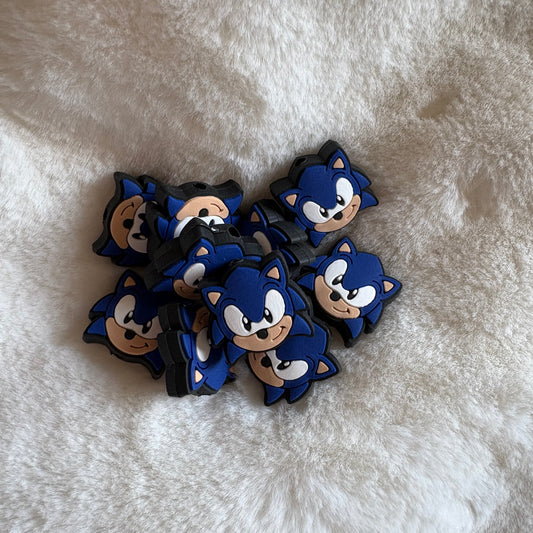 Fast Blue Character | Focal Bead | #81