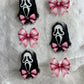 Ghostface Bows A5 Journal UV DTF Transfer (#A60)