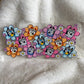 "Blue Dog Flowers" UV DTF Wrap (C103)