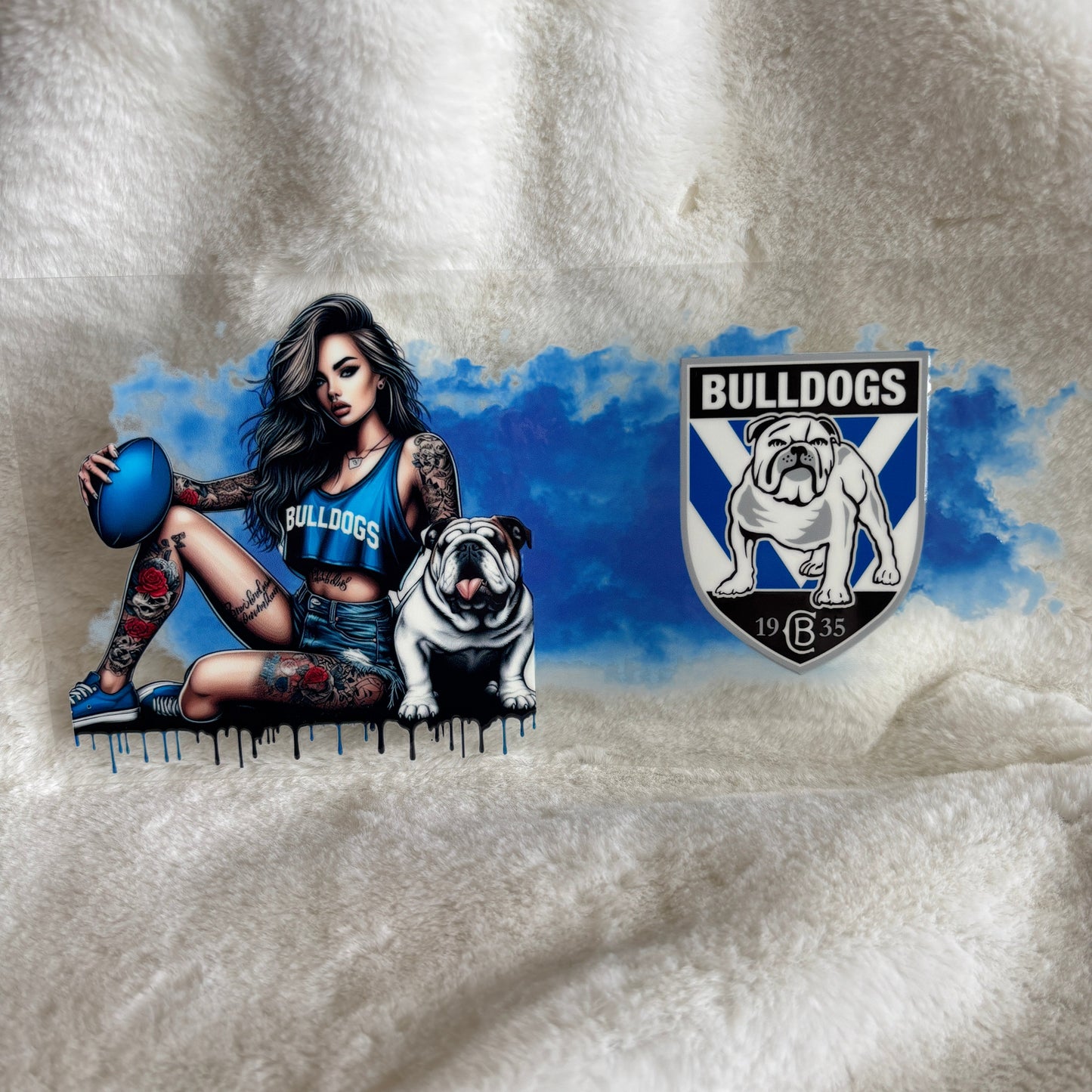 "Bulldogs Girl" UV DTF Wrap (C126)