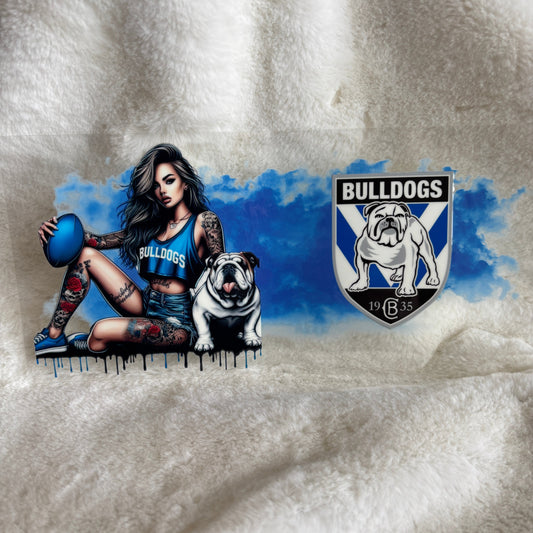"Bulldogs Girl" UV DTF Wrap (C126)