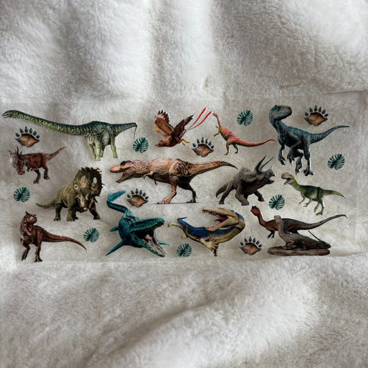 "Dinosaurs" UV DTF Wrap (C161)