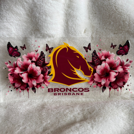 "Broncos Flowers" UV DTF Wrap (C21)