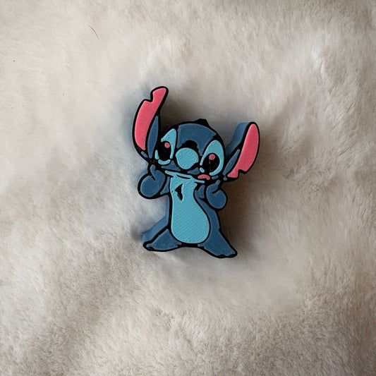 Straw Topper | Blue Alien