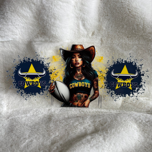 "Cowboys Girl" UV DTF Wrap (C163)