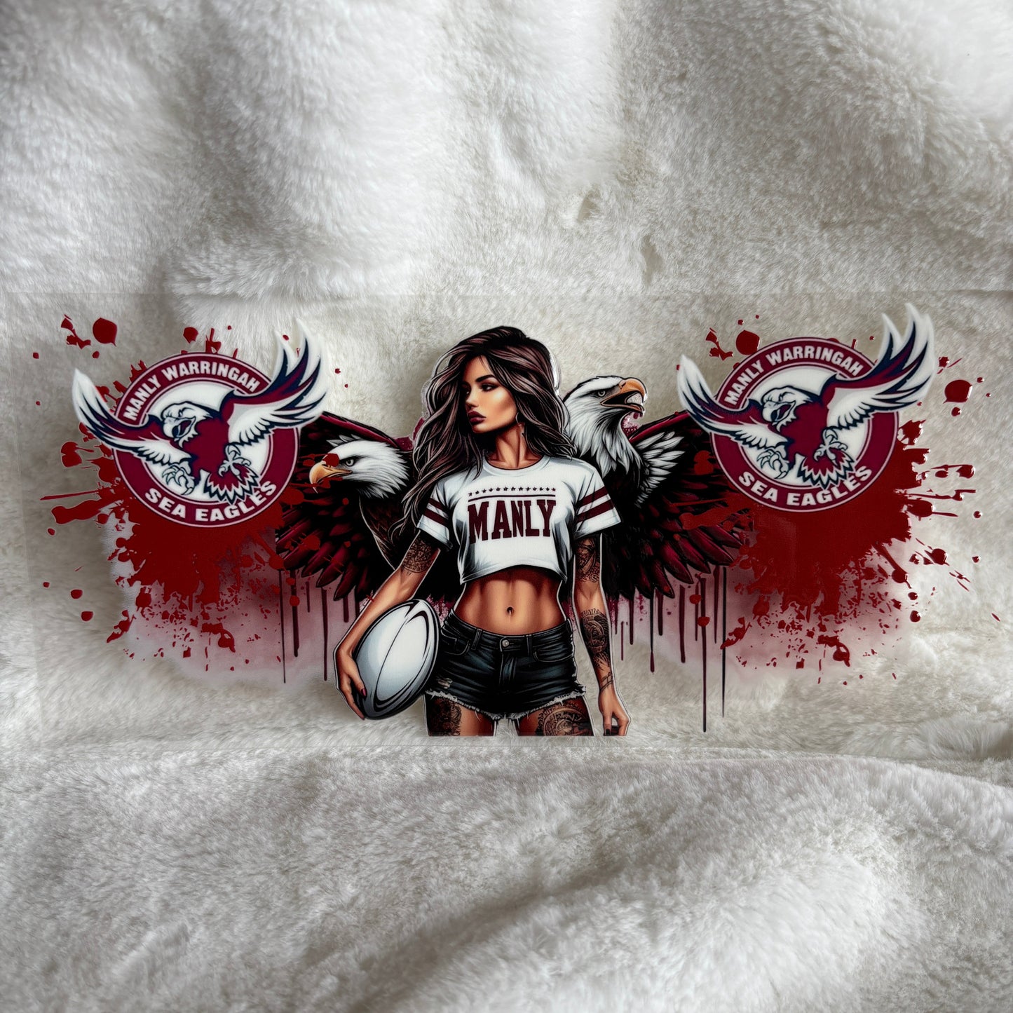 "Sea Eagles Girl" UV DTF Wrap (C71)