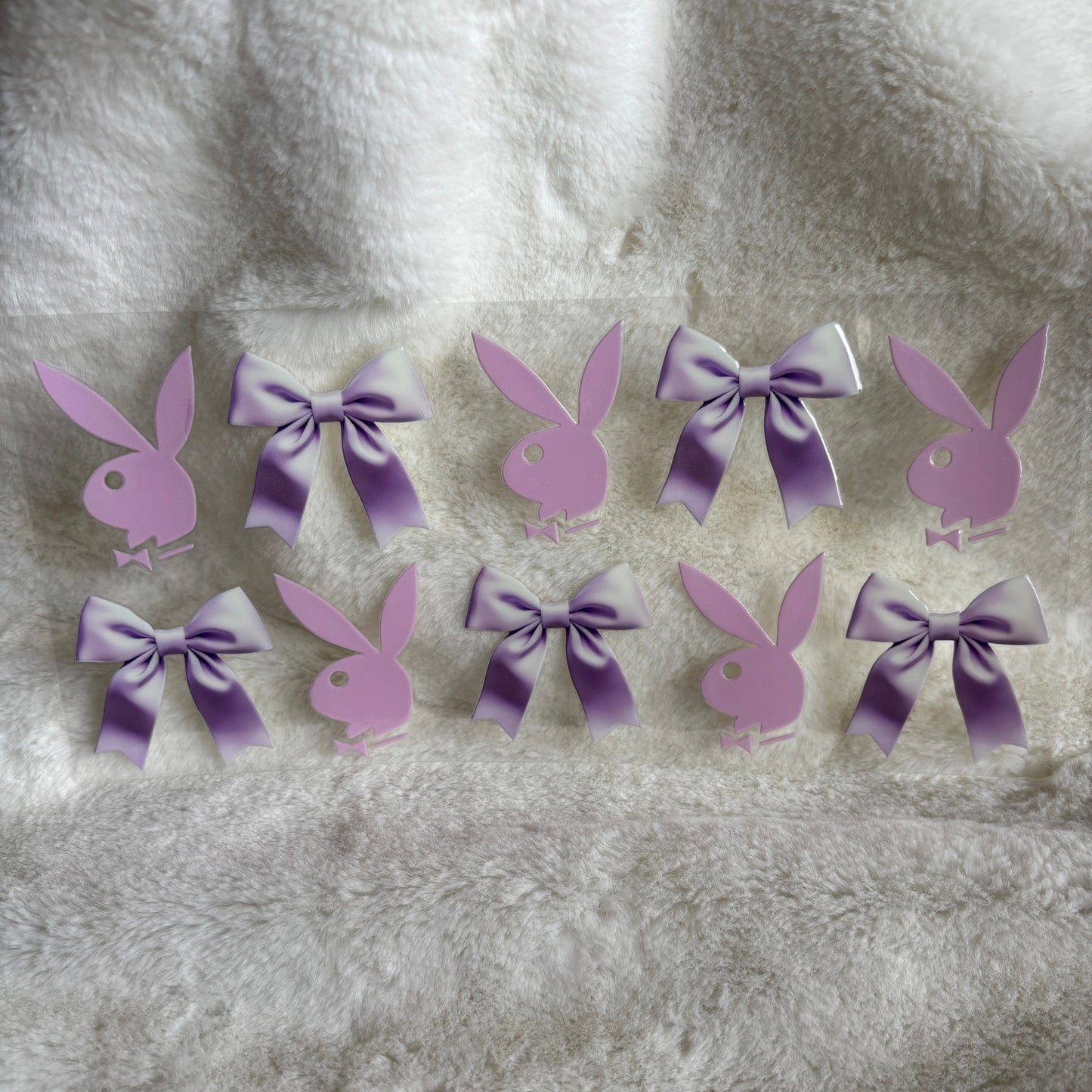 "Purple Play Bunny" UV DTF Wrap (C8A)