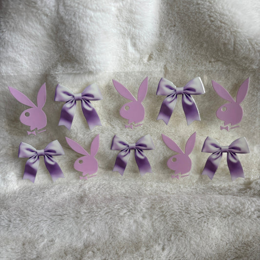 "Purple Play Bunny" UV DTF Wrap (C8A)
