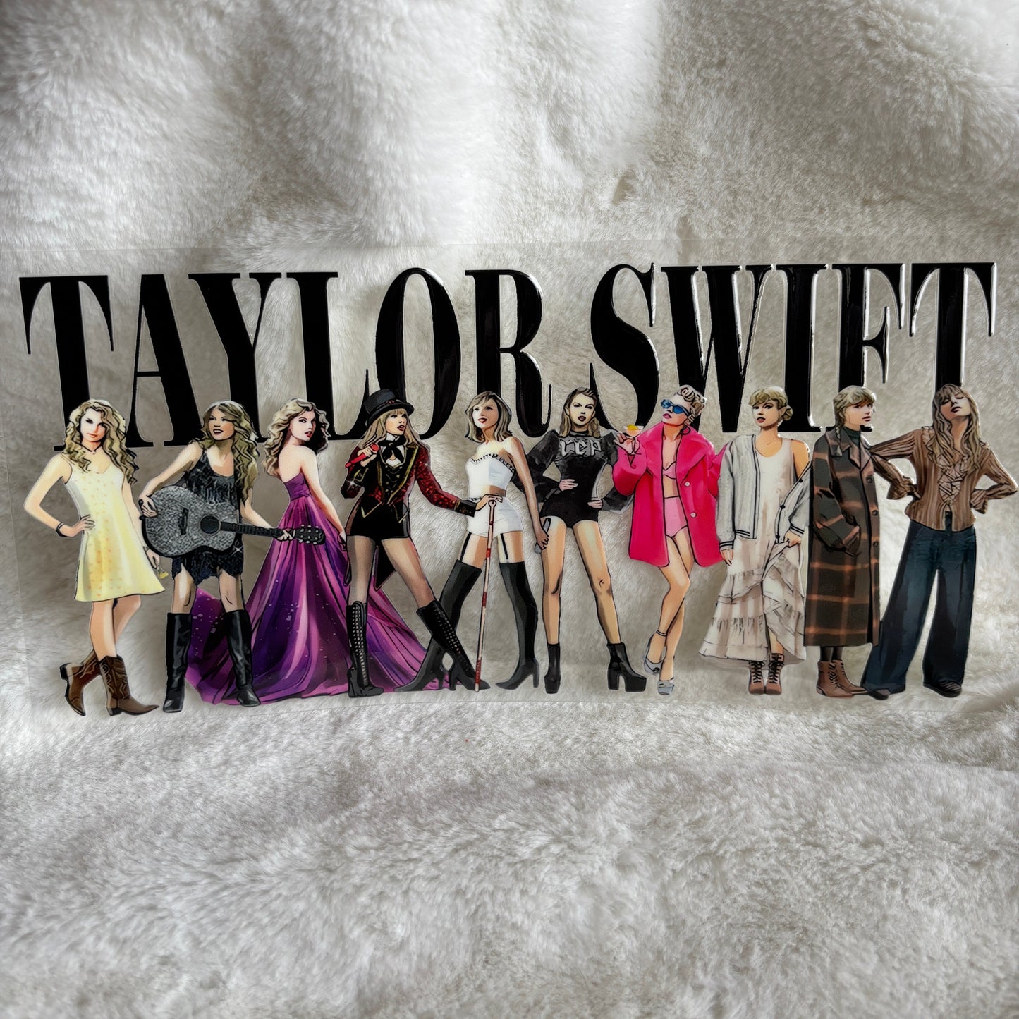 "T Swift" UV DTF Wrap (C10A)