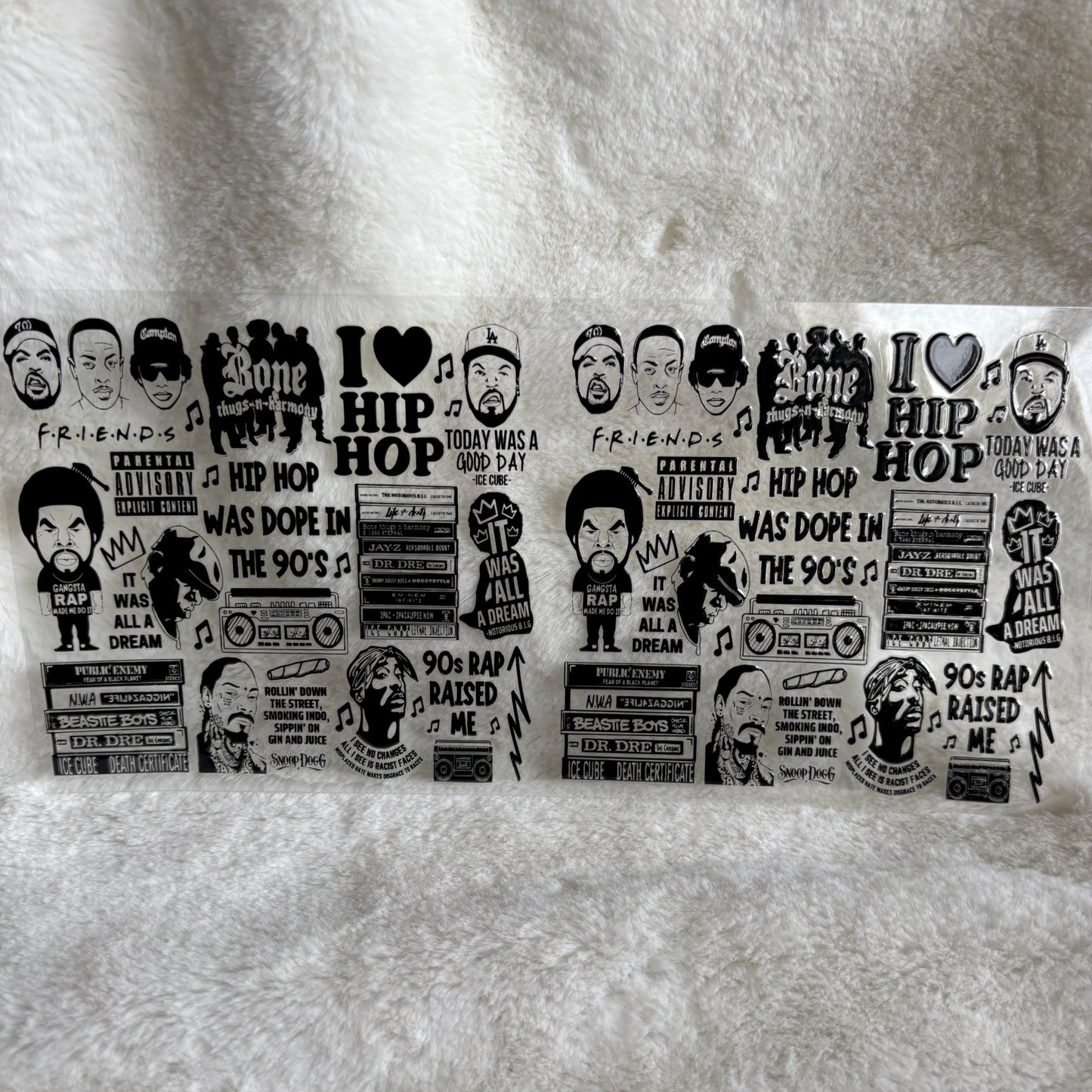 "90's Hip Hop" UV DTF Wrap (C11A)