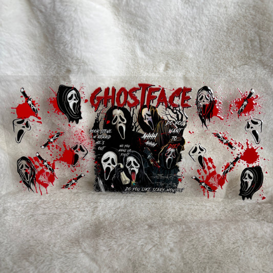 "Ghostface" UV DTF Wrap (C16A)