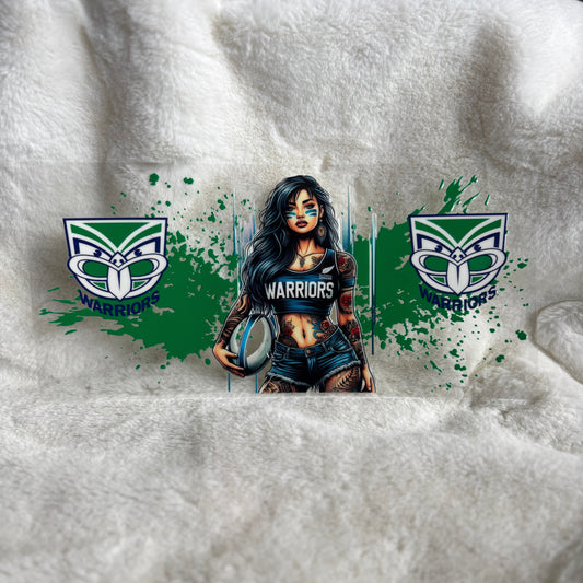 "Warriors Girl" UV DTF Wrap (C25A)