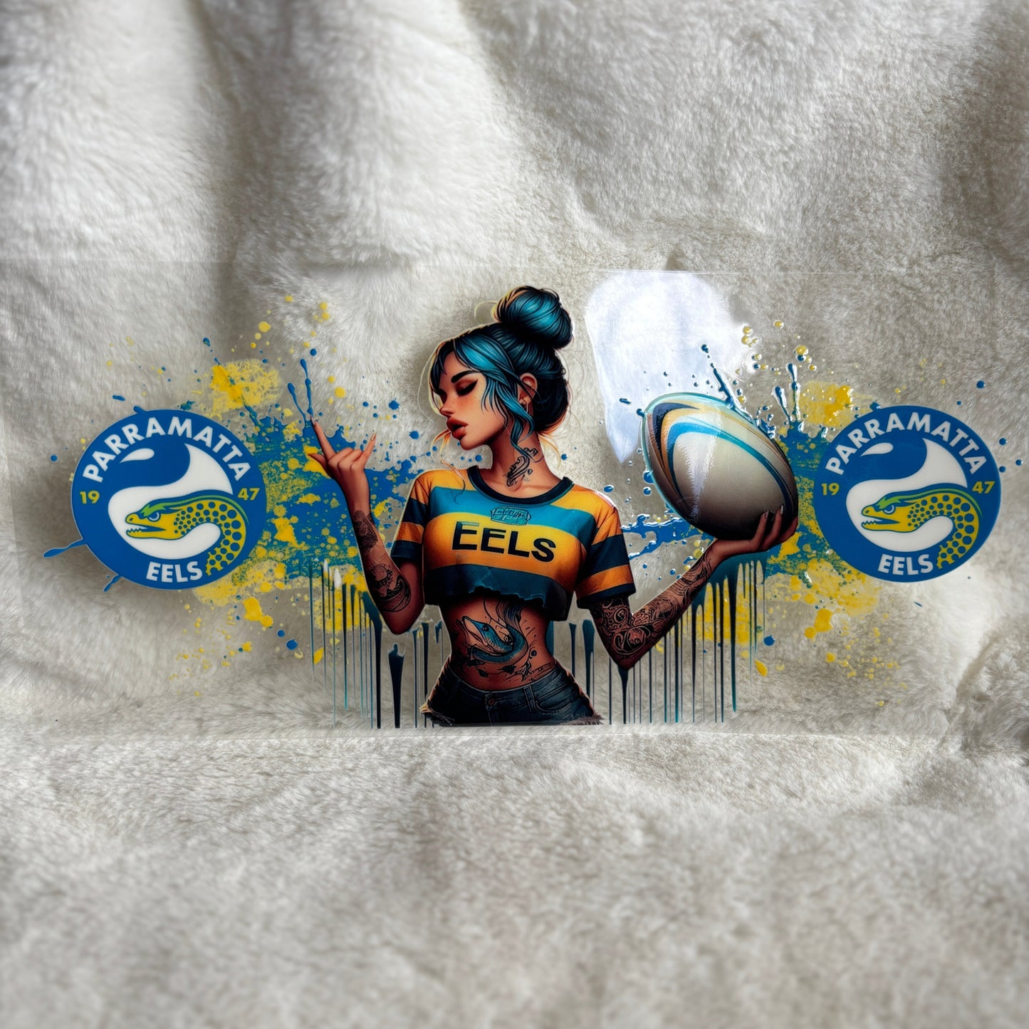 "Eels Girl" UV DTF Wrap (C26A)