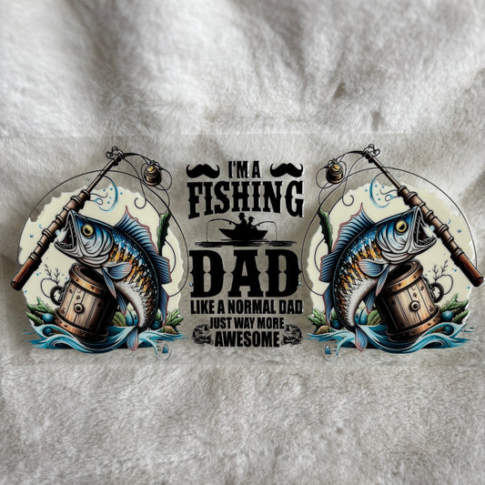 "Fishing Dad" UV DTF Wrap (C42A)
