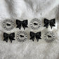 "Ringers Black Bows" UV DTF Wrap (C45A)