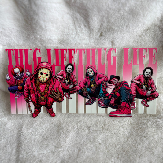 "Thug Life Horror" UV DTF Wrap (C47A)