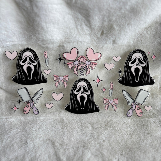 "Cutesy Ghostface" UV DTF Wrap (C58A)