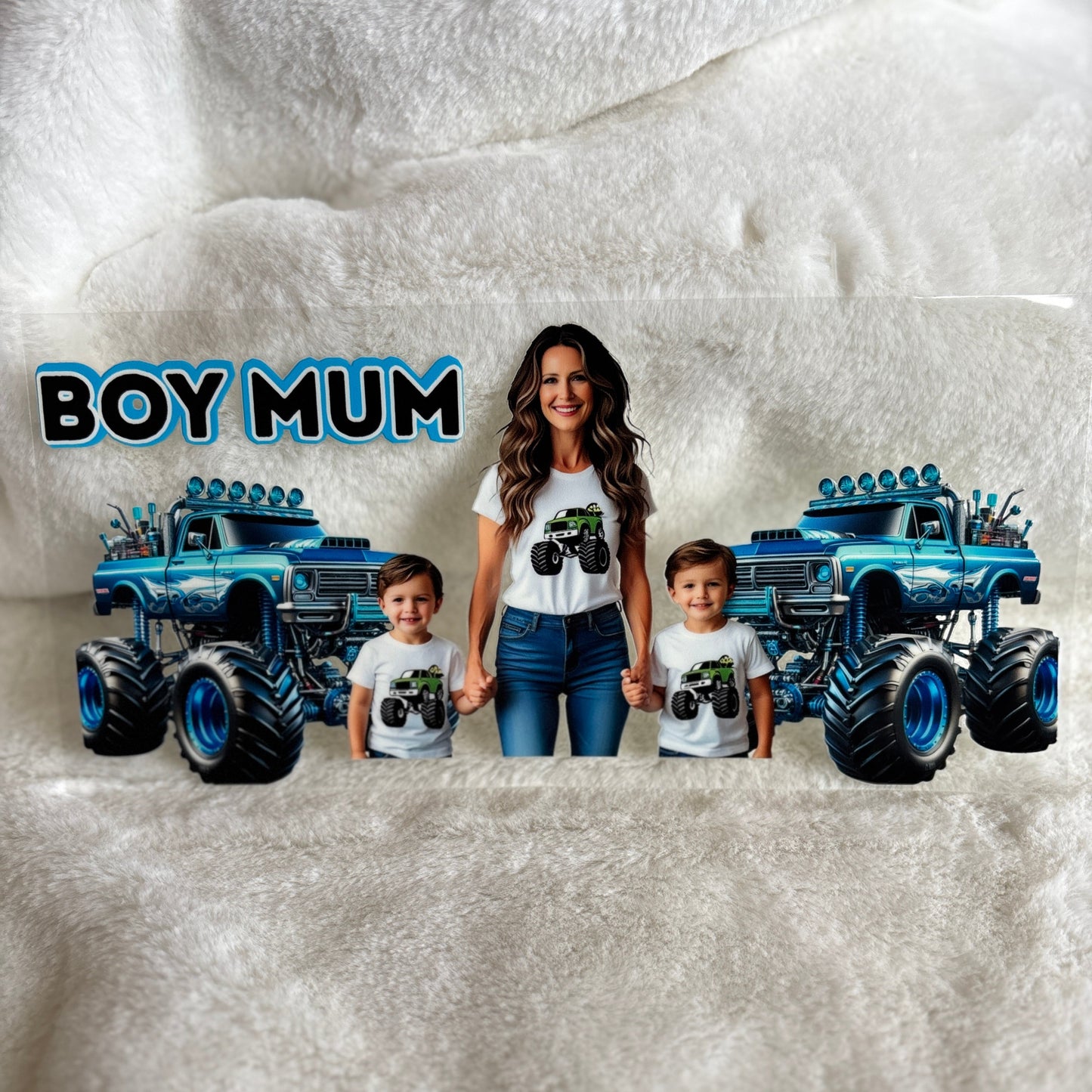 "Boy Mum" UV DTF Wrap (C93A)
