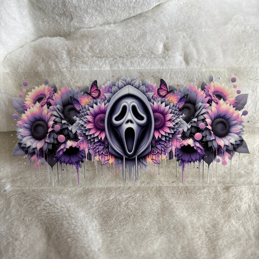 "Ghostface Flowers" UV DTF Wrap (C98A)