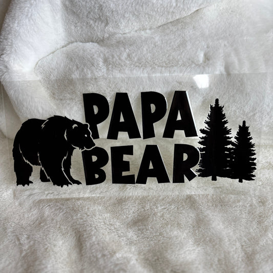 "Papa Bear" UV DTF Wrap (C100A)