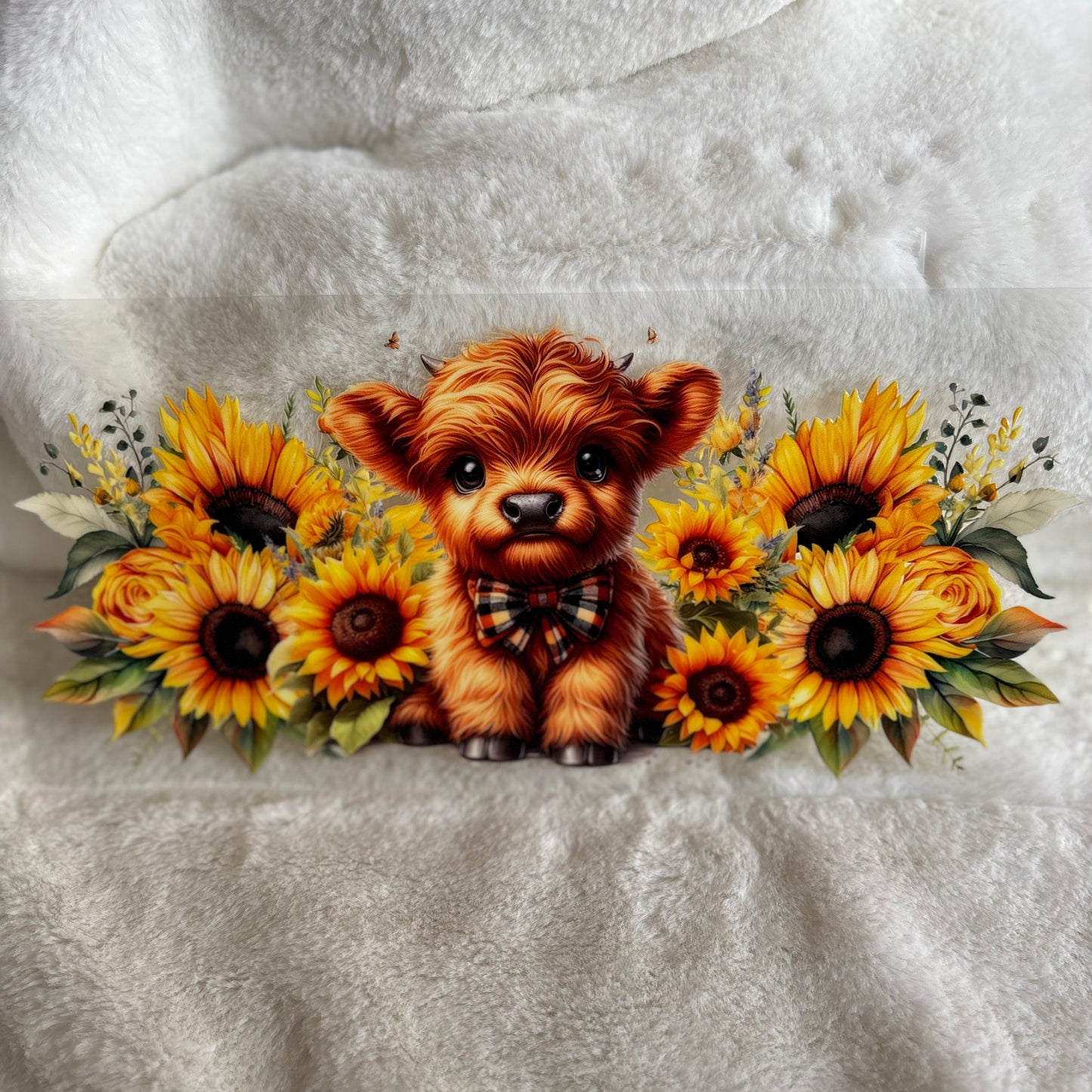 "Highland Sunflowers" UV DTF Wrap (C103A)