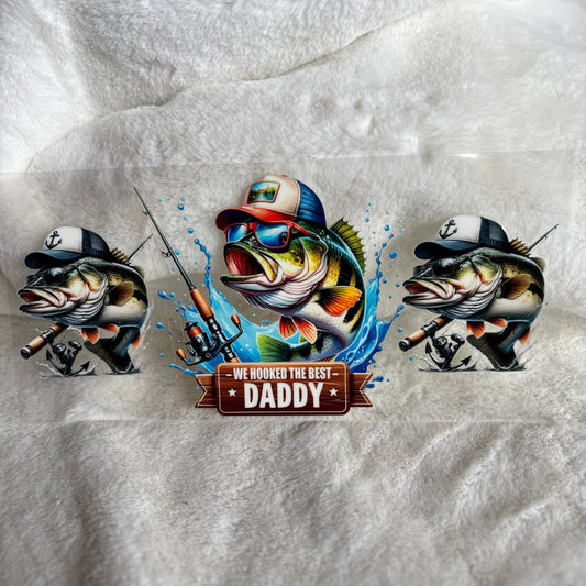 "Hooked The Best Daddy" UV DTF Wrap (C112A)