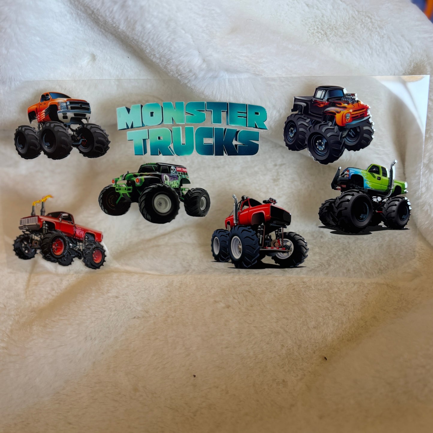 "Monster Trucks" UV DTF Wrap (C12)