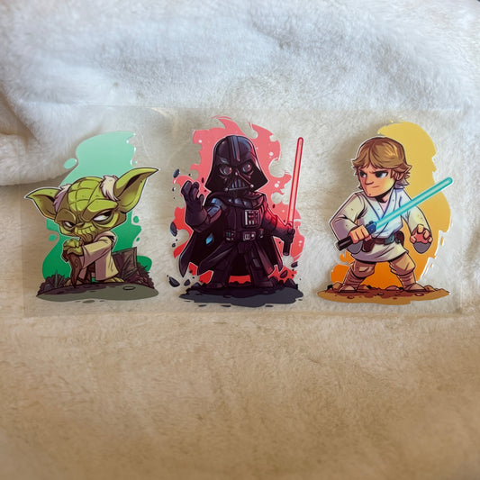 "Star Battle Characters" UV DTF Wrap (C21)