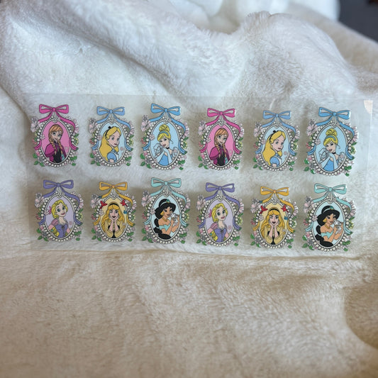 "Princess Frames" UV DTF Wrap (C28)