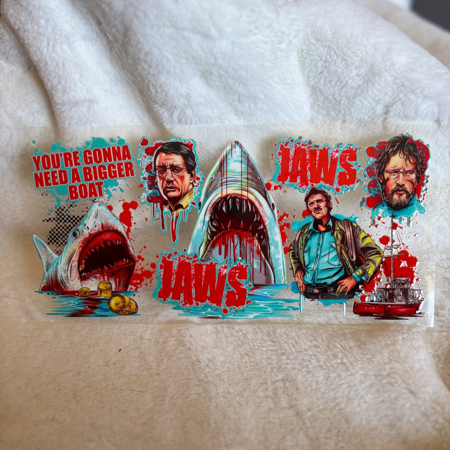 "Gonna Need A Bigger Boat" UV DTF Wrap (C37)