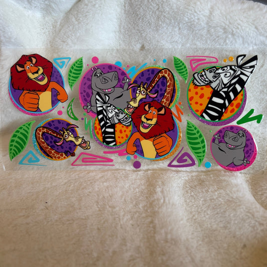 "Animal Movie Retro" UV DTF Wrap (C41)