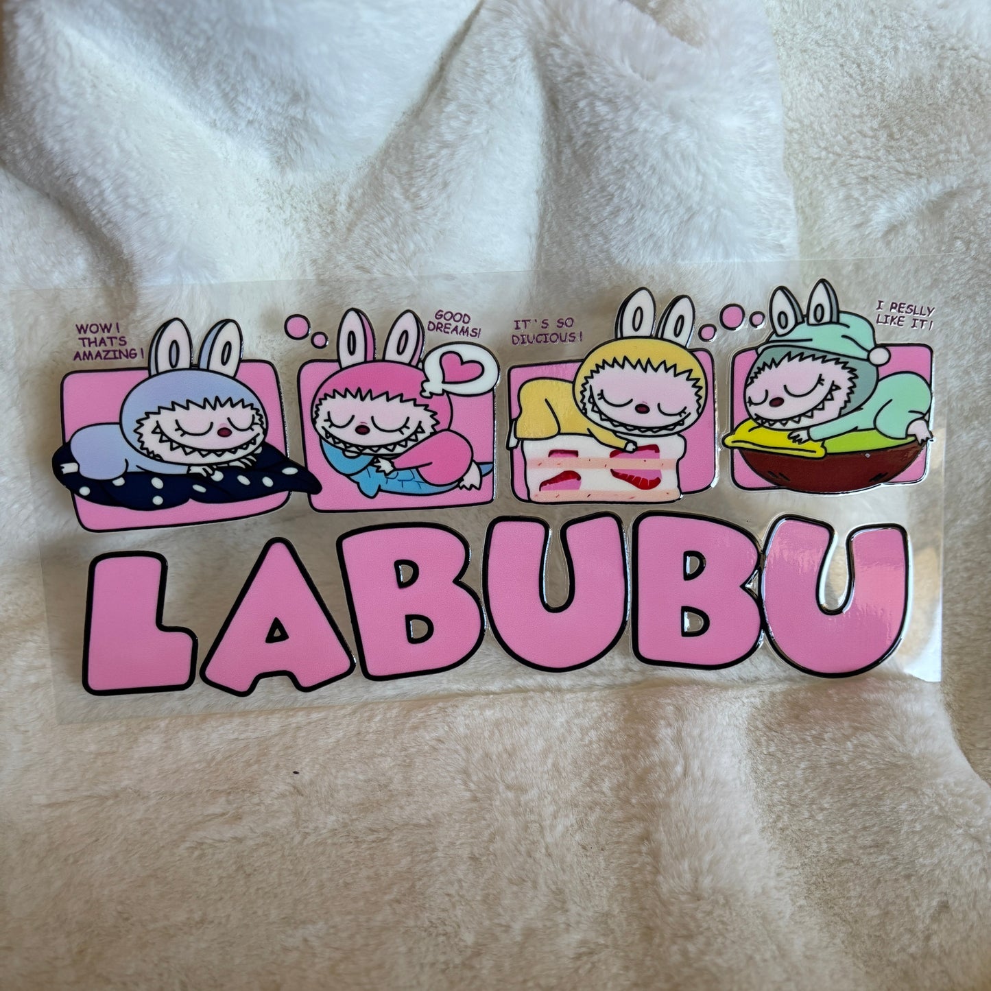 "Bubu Pink" UV DTF Wrap (C42)