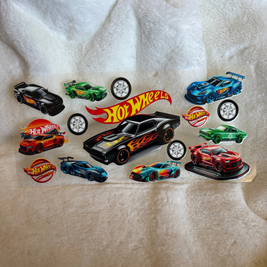 "Hot Wheelz" UV DTF Wrap (C46)