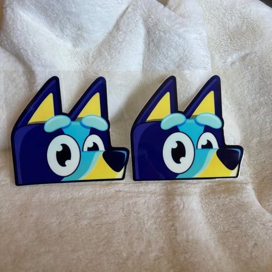 "Blue Dog" UV DTF Wrap (C47)