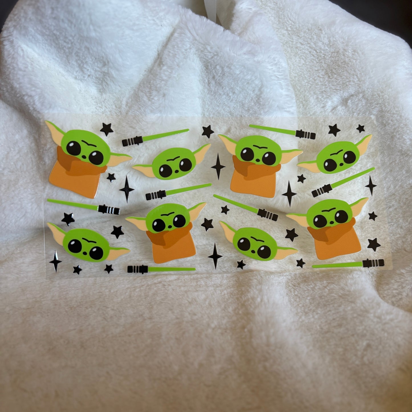 "Green Character" UV DTF Wrap (C53)