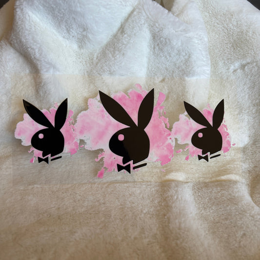 "Play Bunny" UV DTF Wrap (C56)